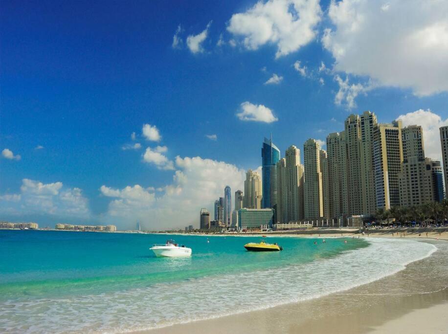 La Buena Vida Holiday Homes - Beach Front Very Spacious, Luxe And Modern 3 Bedroom With Full Kitchen In Jbr , 3 Min To The Jbr Beach Dubai Marina And Tram Station Exterior foto